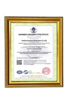 ENVIRONMENTAL MANAGEMENT SYSTEM CERTIFICATE